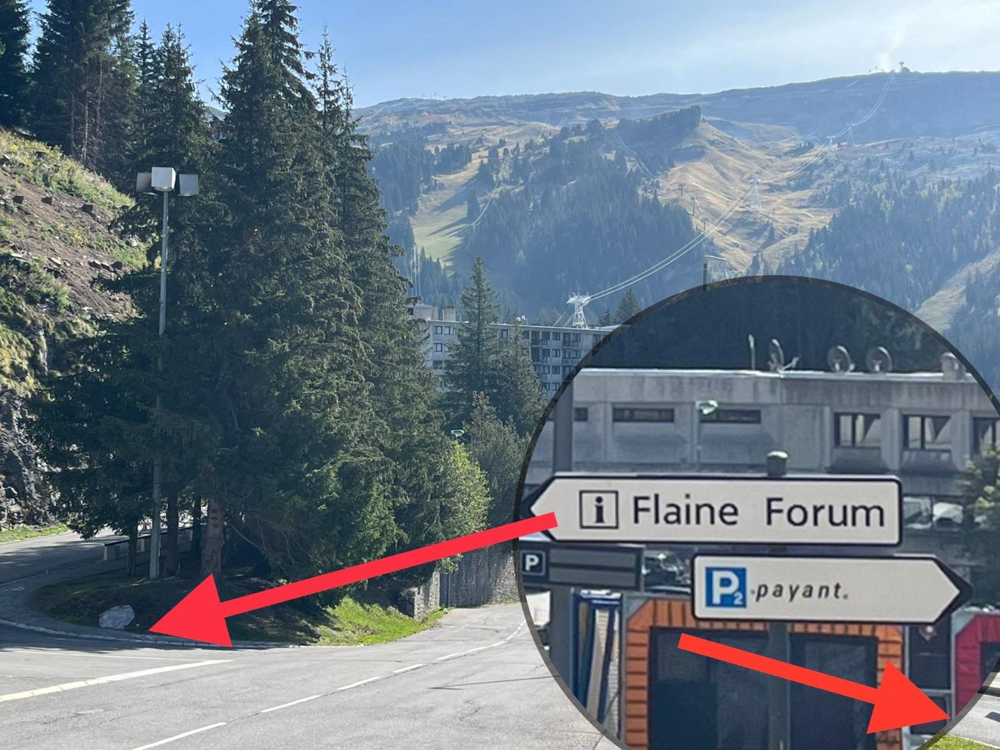 Flaine Forum L1 Cassiopee Mezzanine & Terrasse Exterior photo